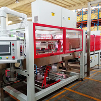 Machine d'emballage automatique de film plastique en tunnel, thermoscellage, manchon rétractable pour boîte, bouteille, PP, aliments, boissons
