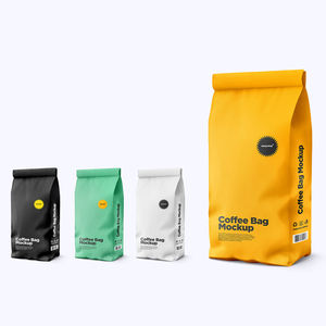 Kantong Kemasan Plastik Kopi Desain Khusus Dengan Katup - Product Image 2
