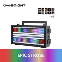 Luz Estroboscópica LED Epic, IP65, 500W, RGBW, Matriz de Luces, Ra90, 6 Secciones de Píxeles, 12 Secciones, Control DMX512, para Eventos, Conciertos, DJ
