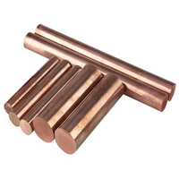 Barres de cuivre polies rond carré hexagone mise à la terre lingots dessus plats tiges de puissance prix par kg Surface brillante en Bronze pur