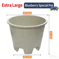 Pot Tanaman 25L-35L PP Rustic Bernapas Ringan Ramah Lingkungan Tahan Lama untuk Rumah Kaca