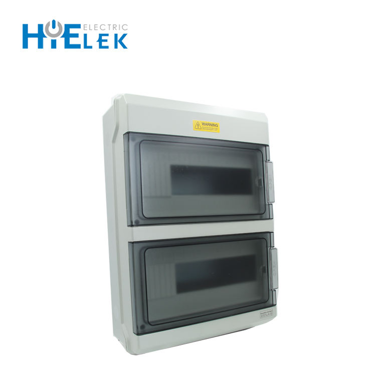 Ip66 Box Pc Hielek Model 1524 24 Ways IP66 Waterproof Junction Box PC+ABS 400V/230V ...