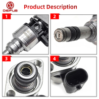 DEFUS 4PCS OEM 55570723 Inyector de Combustible 55570723 para Chevrolet Equinox Malibu Terrain Buick Encore 1.4 1.5 GM 16-18 Bico Injector