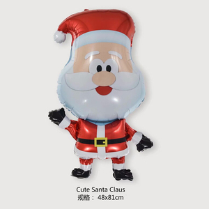 Nouveau Design Noël Ballon Articles <span class=keywords><strong>Le</strong></span> Père Noël et Wapiti Festival Fête Décoration De Noël Ours et Pingouin Ballons - Product Image 5