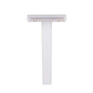 ใบมีดโกนสแตนเลสแบบใช้แล้วทิ้ง ฮัวกวน สีขาว สำหรับกำจัดขนใต้วงแขน เกรดทางการแพทย์ ปลอดเชื้อ - Product Image 1