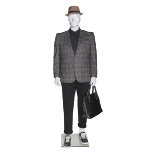 Maniquí de Fibra de Vidrio PLUSSMAN para Escaparate, Talla Extra Grande, Hombre Gordo, Maniquí Masculino de Gran Tamaño - Product Image 6