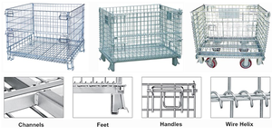 Thép cứng nhắc dây Container có thể gập lại dây lưới container - Product Image 5