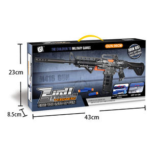 M416 완전 자동 소총 어린이를위한 부드러운 총알 공기총 슈팅 게임 소년을위한 플라스틱 부드러운 치킨 먹는 총 - Product Image 6