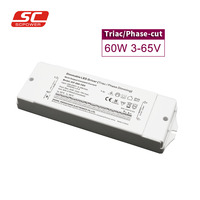 Driver LED SURETRON 60W intelligent et mince, à courant constant, dimmable par Triac, pour éclairage de jardin