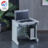 Bureau d'ordinateur en métal multi-environnements pour salle de classe, chambre, hôtel, laboratoire informatique, salle de conférence, bureau