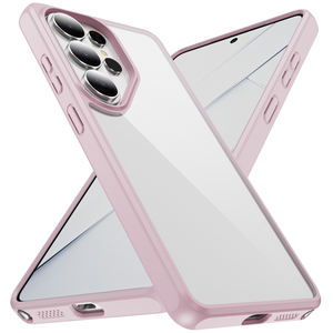 <span class=keywords><strong>Coque</strong></span> <span class=keywords><strong>de</strong></span> <span class=keywords><strong>téléphone</strong></span> transparente en PC TPU 2 en 1 avec protection antichoc pour l'objectif surélevé, découpes précises pour <span class=keywords><strong>Samsung</strong></span> S26 Ultra - Product Image 1