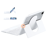 Étui intelligent Beelan pour iPad Pro 11 et 10,9 pouces, nouveau clavier magique pour iPad, clavier avec pavé tactile rétroéclairé sans fil pour iPad