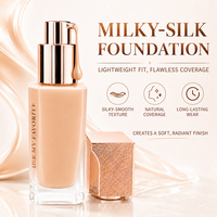 Fond de Teint Liquide Minéral Personnalisé OEM Cosmétiques Haut de Gamme Contrôle du Sébum Correcteur Couvrance Totale Fini Mat Marque Privée