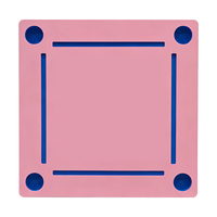Table de Mahjong Flottante Carrée Pliante Moderne de Luxe, Étanche, en Matériau EVA, pour 4 Joueurs, Utilisation en Piscine, Pliable