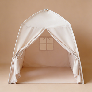 Tente de jeu pop-up pour enfants avec fenêtres et <span class=keywords><strong>porte</strong></span> pour une expérience de camping intérieure imaginative - Product Image 5