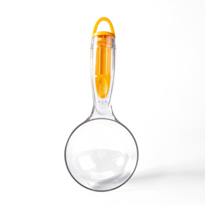Cuillère à nourriture pour animaux de compagnie multifonctionnelle, antidérapante et transparente, pelle à nourriture pour chats et chiens, vente directe d'usine, en stock. - Product Image 5