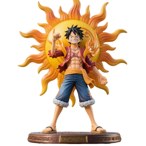 Tokoh aksi Anime Luffy, mainan koleksi Dekorasi Model PVC