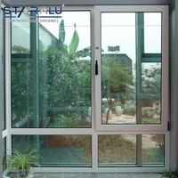 Fenêtre coulissante en aluminium avec grande surface vitrée, système de verrouillage sécurisé et ouverture fluide pour appartements et maisons modernes
