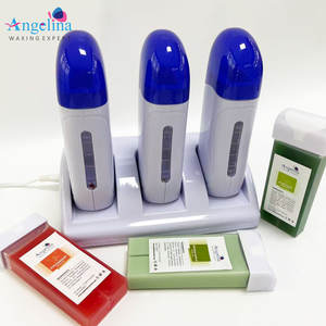 살롱 및 스파 바디 헤어 제거를위한 전문 3 트리플 카트리지 왁스 워머 롤러 히터 시스템 - Product Image 3