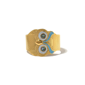 Brazalete de Moda en Acero Inoxidable 316L con Baño de Oro PVD, Diseño Sostenible y Resistente - Product Image 2
