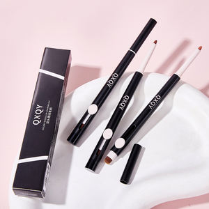 QXQY Make Your Logo Duo-Head Lipliner Suave y de larga duración Impermeable Mate <span class=keywords><strong>Ultra</strong></span> <span class=keywords><strong>Fine</strong></span> <span class=keywords><strong>Lip</strong></span> <span class=keywords><strong>Liner</strong></span> con cepillo - Product Image 1