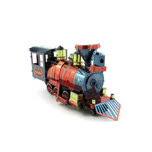 Crazy Model Little Train DIY Toy Metal 3D <span class=keywords><strong>Puzzle</strong></span> Assembly - Product Image 5