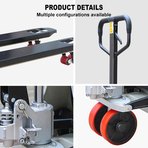 Venta caliente de fábrica Road Scessior Plataforma <span class=keywords><strong>manual</strong></span> Carretilla elevadora Apilador de mano hidráulico 400kg Transpaleta <span class=keywords><strong>manual</strong></span> portátil - Product Image 3