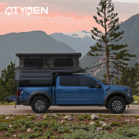 Mini-camping-car de luxe moderne et léger pour camion, à glissière escamotable, étanche, à coque rigide, pour expéditions tout-terrain, fabriqué sur mesure