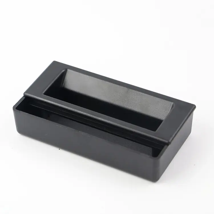P1-31 Abs nero Cabinet tazza nascosta presa a filo inserto nascosto cucina incasso tasca incorporata maniglia in plastica