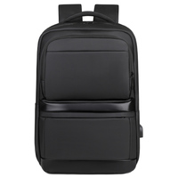 Sac à dos d'ordinateur portable léger et fin pour affaires, imperméable, multi-poches, avec port de charge USB pour le travail et les courts séjours