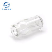 Flacon en verre moulé transparent de 10 ml, type I USP, pour injection, emballage pharmaceutique liquide, vente en gros