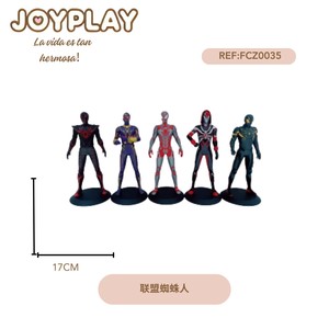 Figura de Acción de Spider-Man de 17 cm, Material ABS, Modelo de Dibujos Animados para Adornos de Coche, Accesorios de Anime y Personajes Decorativos - Product Image 1