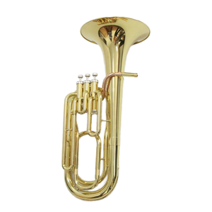 Orquesta China profesional B cuerno barítono plano laca dorada cuerpo de latón válvulas de cuproníquel accesorio de <span class=keywords><strong>instrumento</strong></span> de latón rosa - Product Image 1