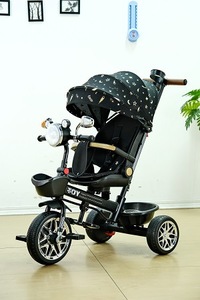 Triciclo Multifuncional 4 en 1 para Bebés con 3 Ruedas, Parasol, Asiento Ajustable y Precio de Fábrica, Ligero, Plegable, Seguro y Portátil - Product Image 3