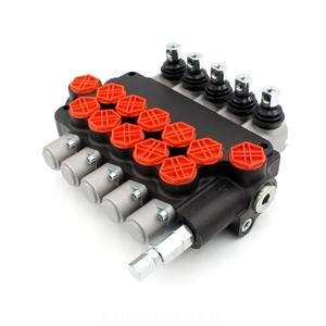 Fabricant de vanne directionnelle à <span class=keywords><strong>5</strong></span> bobines Vanne hydraulique auxiliaire pour tracteur Top P80-G34-5OT - Product Image 2