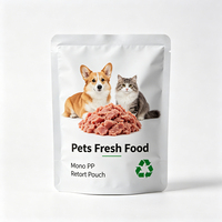Bolsa de Embalaje Personalizada para Alimentos Crudos para Mascotas, Tipo Sous Vide, Mono PP, Retortable, para Alimentos Congelados, de Grado Alimenticio, Flexible