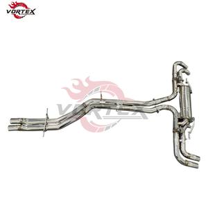 Échappement sport Vortex High Flow 1,5 mm SS304 Valvetronic Catback, finition polie miroir, soudure écaille de poisson, son sportif, garantie 24 mois AUDI - Product Image 2