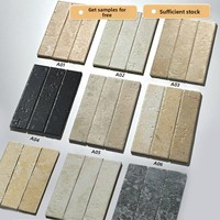 Carreaux de sol en céramique imitation pierre de Lympe, beige, longs, résistants à l'usure, modernes et minimalistes pour intérieur