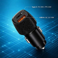 Cargador Rápido para Auto Mini de 48W con Puerto USB Tipo C y PD QC3.0, Suministro Directo de Fábrica al Por Mayor