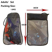Ensemble de plongée pour adultes S/M ML/XL : Lunettes de natation personnalisables, masque, palmes et tuba