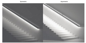 Escalera de Pared Exterior para Pasillos, Escalera Integrada para Exteriores, Escalera Ultra Lineal con Soporte de Pared, Barandilla de Acrílico con Luz LED - Product Image 3