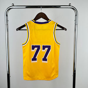 Commercio all'ingrosso USA 24/25 stagione traspirante usura uniforme Design personalizzato ricamo di alta qualità per gli uomini Luka 77 basket Jersey - Product Image 5