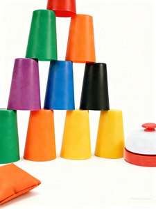 Mini jeu <span class=keywords><strong>de</strong></span> construction <span class=keywords><strong>de</strong></span> tasses empilables en plastique pour enfants, personnalisable OEM - Product Image 6