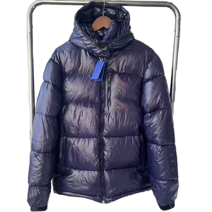 Haute qualité hommes classique à capuche veste Designer vêtements d'extérieur fermeture à glissière velours tissu Style décontracté grande taille tambour emballage - Product Image 4