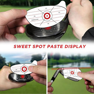 ISO Certified Factory Golf Impact Label Multi Club Fit Golf Training Aid Low MOQ Custom Printed Golf Practice <b>Sticker</b> - Product Image 5