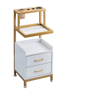 Armoire multifonctionnelle pour <span class=keywords><strong>salon</strong></span> de coiffure Table à outils pour <span class=keywords><strong>coiffeur</strong></span> Étagère de rangement multicouche Table de <span class=keywords><strong>salon</strong></span> Table de massage en métal - Product Image 1