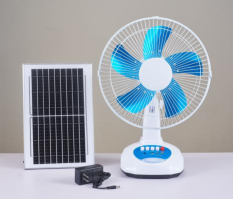 Ventilateur de refroidissement solaire à 3 vitesses, silencieux, avec commande mécanique, pour extérieur, hôtel, voiture et usage polyvalent, tête oscillante, alimentation solaire - Product Image 2