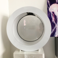 Büro desktop wasser marine filter led-beleuchtung chiller aquarium produkte acryl zylinder quallen tank @