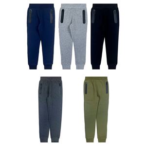 Pantaloni da jogging in pile da ragazzo con cerniera e pantaloni comodi # B14 - Product Image 3