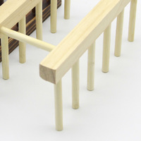Présentoir de vaisselle en bois, de cuisine, pour tasses, bols et assiettes, support de rangement, présentoir de bouteilles, 1 pièce